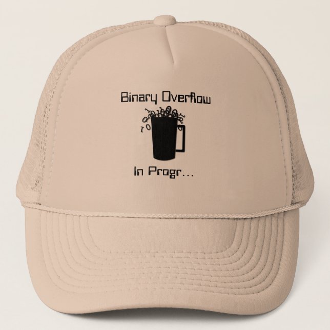 Binary Overflow Trucker Hat (Front)
