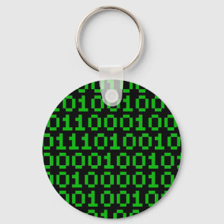 Binary pixel key chain