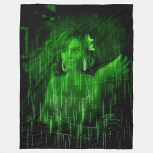 BINARY PIXIE FLEECE BLANKET
