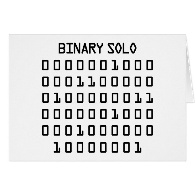 Binary Solo (Front Horizontal)