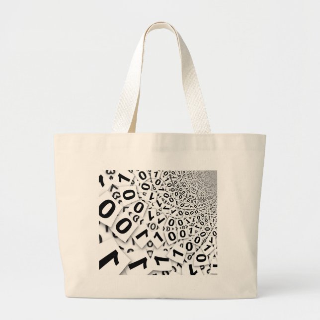 BINARY SYSTEM LARGE TOTE BAG (Front)