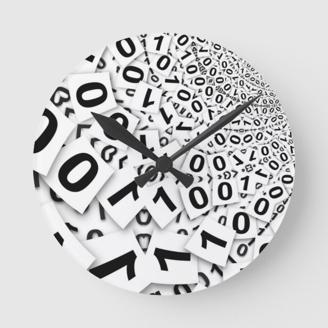 BINARY SYSTEM ROUND CLOCK (Front)