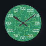 Binary Time Round Clock<br><div class="desc">Can you tell your time...  in binary?</div>