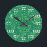 Binary Time Round Clock<br><div class="desc">Can you tell your time...  in binary?</div>