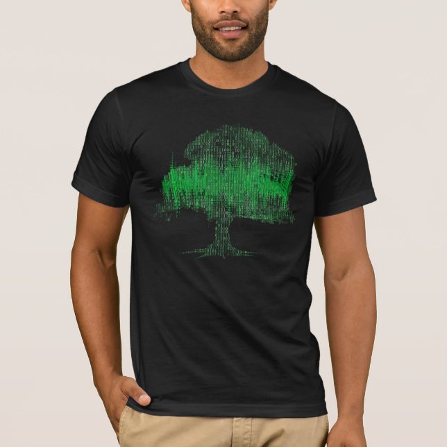 Binary Tree Coding Computer Programmer T-Shirt (Front)