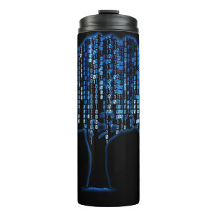 Binary Tree Coding Computer Programmer Thermal Tumbler