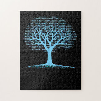 Binary Tree Computer Coding T-Shirt Jigsaw Puzzle