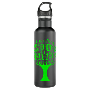 Binary Tree Computer Coding Web Developer Programm 710 Ml Water Bottle