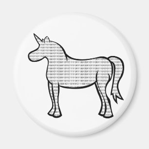 Binary Unicorn Magnet