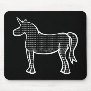 Binary Unicorn Mouse Mat