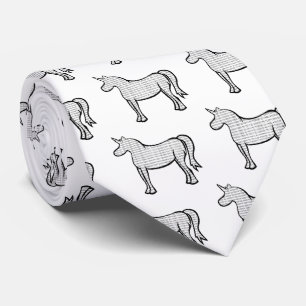 Binary Unicorn Tie