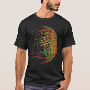 Binary World Gift Idea - Motherboard Cpu Chip Circ T-Shirt