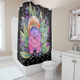 BIND PLAYDATE CHOW - Shower curtain or display
