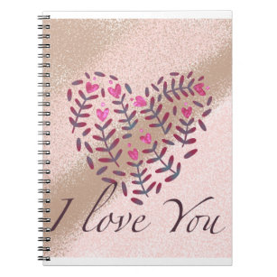 Binder i love you notebook