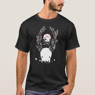Binder Shirt Creepy deer jellyfish skull rope