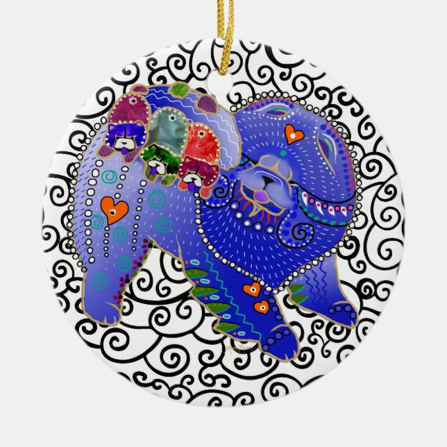 BINDI CHOW FAMILY ORNAMENT (Front)