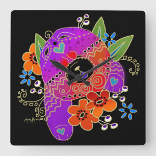 BINDI chow wall clock