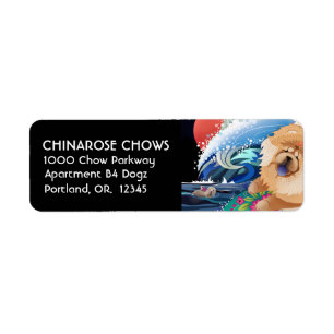 BINDI CHOWABUNGA- Return Address Labels Customise