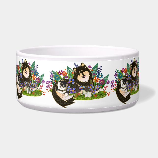 BINDI  Finnish Lapphund dog bowl (Front)