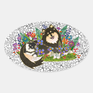 BINDI  Finnish Lapphund stickers