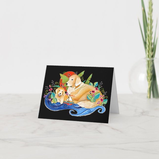 BINDI GOLDEN RETRIEVER CARD (Front)