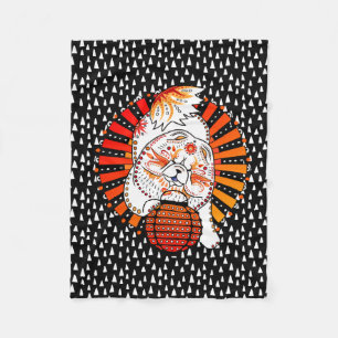 BINDI MI TANG -  Chow - Year of the Dog blanket
