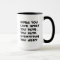 BINDI MINGSIE red chow mug-message on back