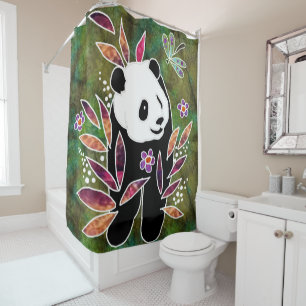 BINDI PANDA -shower curtain