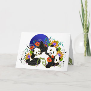 BINDI PANDAS - customise background Card