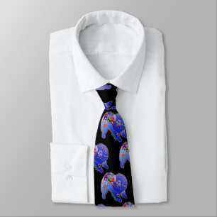 BINDI ROUGH CHOW - designer necktie