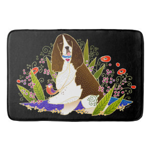 BINDI SPRINGER SPANIEL - crate or bath mat