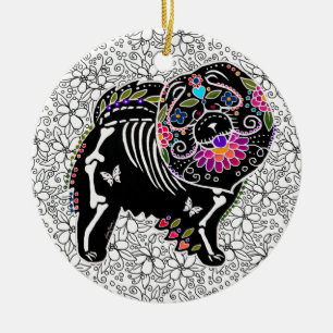 BINDI SUGARSKULL Chow - Ornament