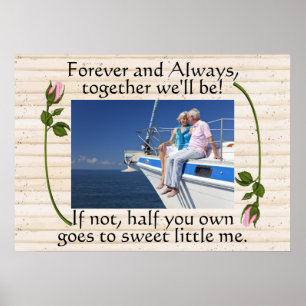 Binding Love, Marriage, Anniversary Humour Poster