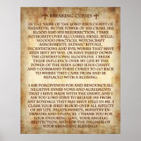 Binding Prayer for Breaking Curses.