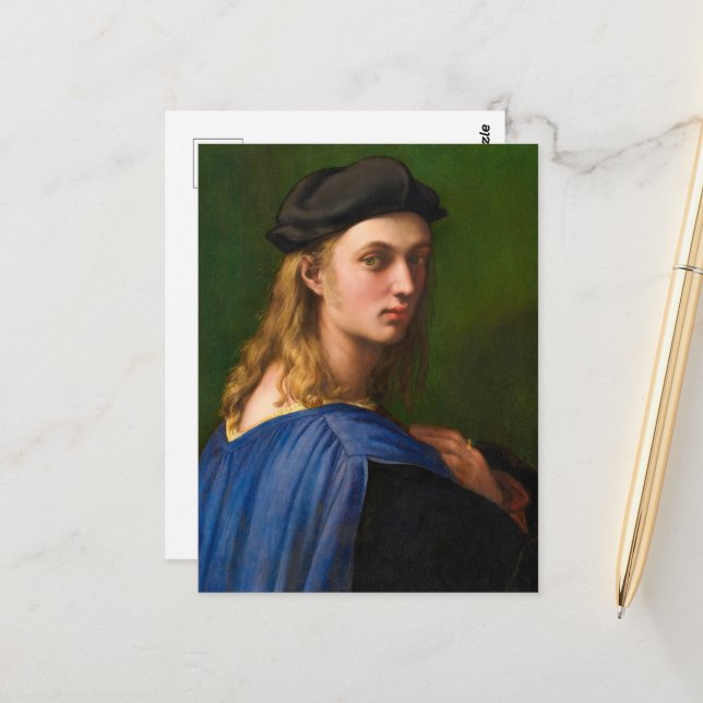Bindo Altoviti, 1515 by Raphael Postcard (Front/Back In Situ)