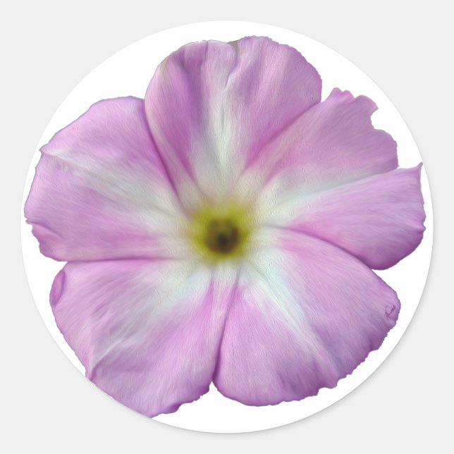 Bindweed #1 classic round sticker (Front)
