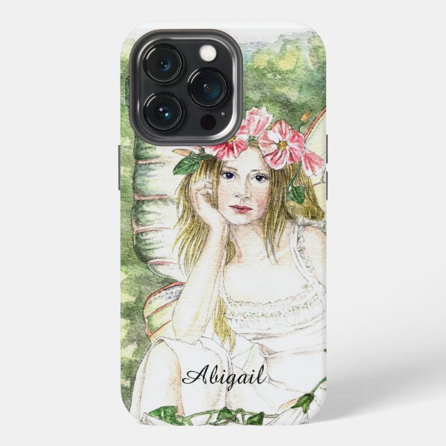 Bindweed Flower Fairy iPhone case (Back)