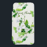 Bindweed white flower   incipio watson™ iPhone 5 wallet case<br><div class="desc">Artist by Zolotareva. Watercolor on paper.You can add  name or custom text. Personalise this template.</div>