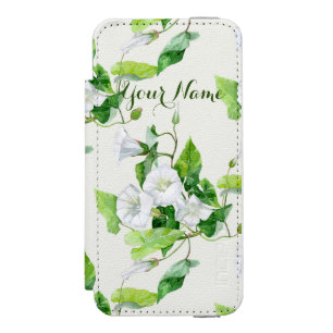 Bindweed white flower   incipio watson™ iPhone 5 wallet case