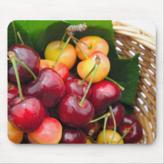 Bing And Rainier Cherries Mouse Mat
