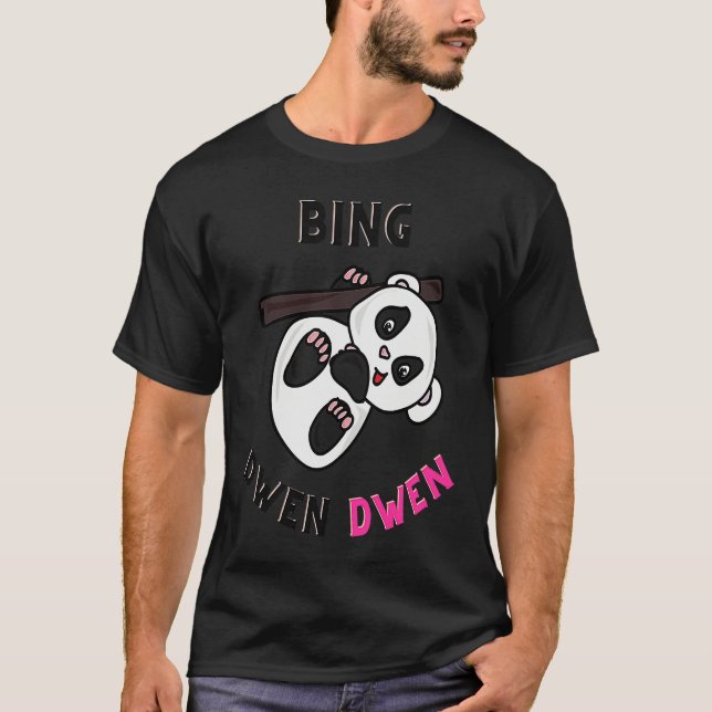 Bing Dwen Dwen Relaxed Fit T-Shirt (Front)