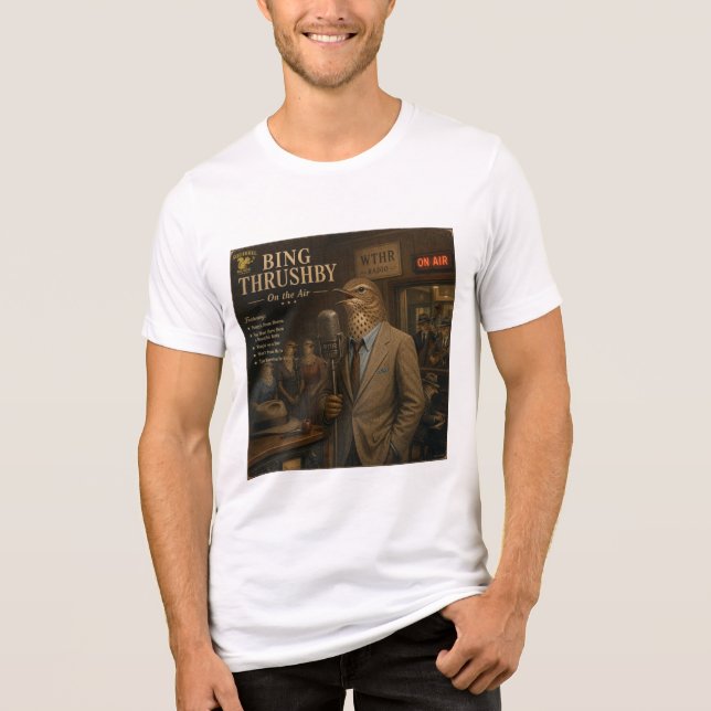 Bing Thrushby Album: a Parody Tri-Blend Shirt (Front)