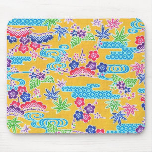 Bingata Gold Mouse Mat