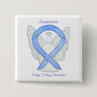 Binge Eating Disorder Awareness Ribbon Angel Pin
