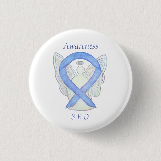 Binge Eating Disorder (BED) Awareness Ribbon Pin (Front)