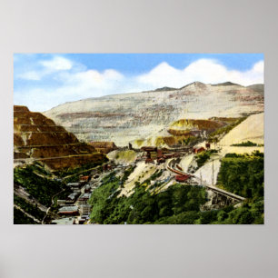 Bingham Utah Bingham Canyon Open Pit Copper Mine Poster