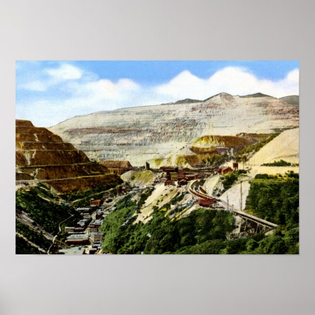 Bingham Utah Bingham Canyon Open Pit Copper Mine Poster (Front)