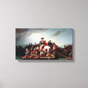  Bingham Washington Crossing the Delaware Canvas Print