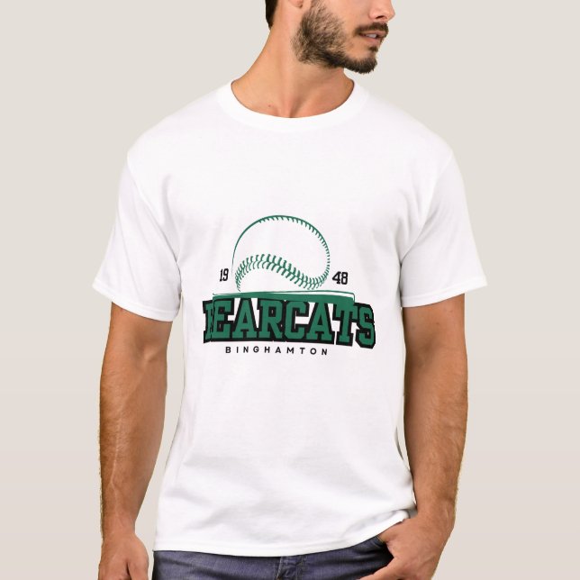 Binghamton Bearcats Baseball Fan Gear T-Shirt (Front)