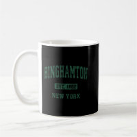 Binghamton New York NY Vintage Athletic Sports Des